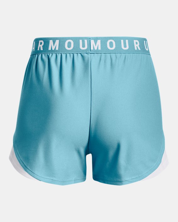 女士UA Play Up Shorts 3.0短褲 in Blue image number 5